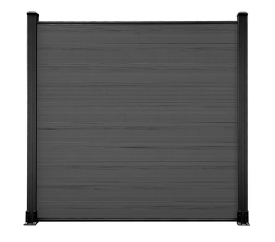 Dark Grey WPC Fence Panel